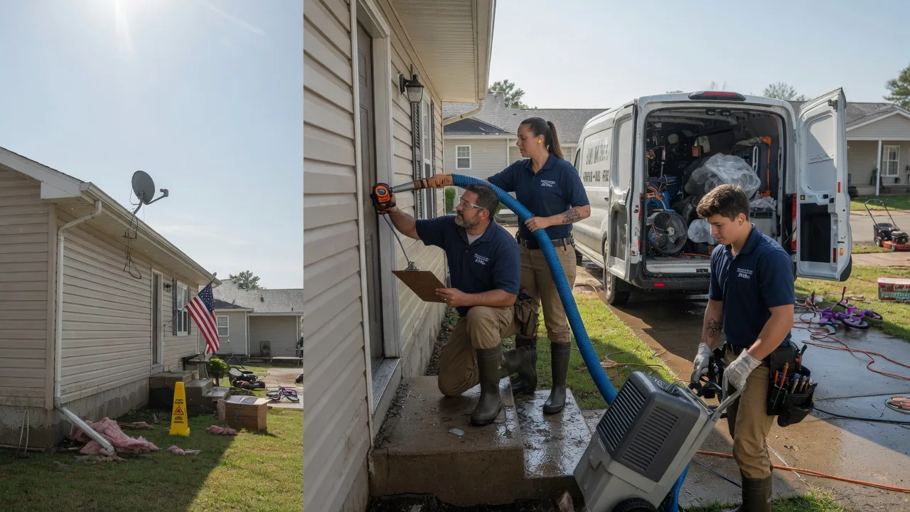 Ceiling Water Damage Restoration in Aldrich, MO near me